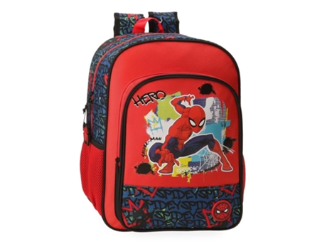 MARVEL Mochila Escolar Poliéster Spiderman Urban Rojo