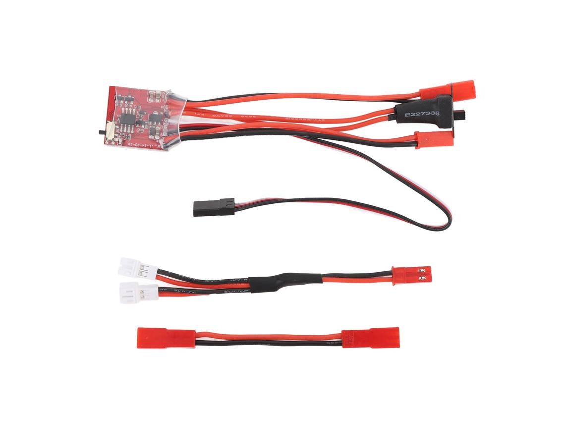 Ymsl Controlador De Velocidad Esc Para Coche Rc Con Freno 30a Esc De Cepillo Para Coches 1/32 1/24 1/18 Hxl