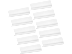 Separadores Organizadores Estantes Pvc Transparente 10 Piezas Organización Pasillos Supermercado
