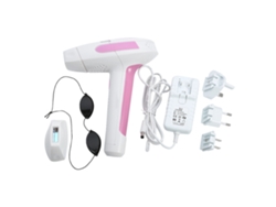 Máquina de Depilação a Laser Permanente Elétrica Corporal 2026 com 2 Lâmpadas, Cor Rosa, para Mulheres