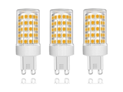 Paquete De 3 Bombillas Led G9 De 10 W (equivalente A 150 W), 1000 Lm, Luz Blanca Cálida De 3000 K, No Regulables, 220-240 V.