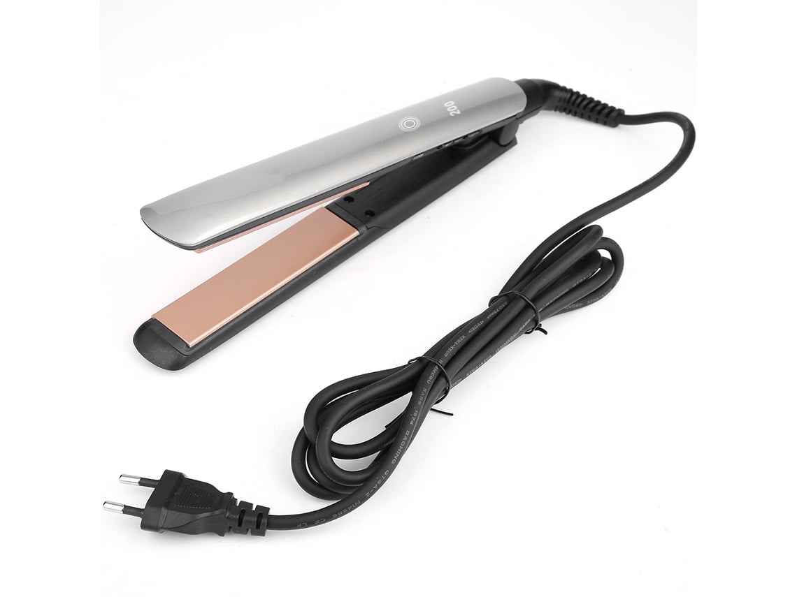 Prendedor De Cabelo Elétrico Lcd Com Placa Cerâmica - Alisador E Enrolador Em Um
