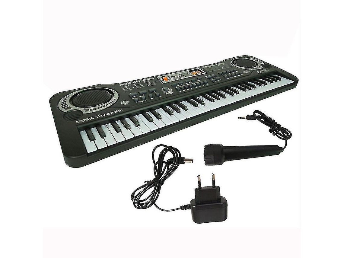 Teclado electrónico digital de 61 teclas, piano eléctrico de regalo, regalo para la UE Everley891
