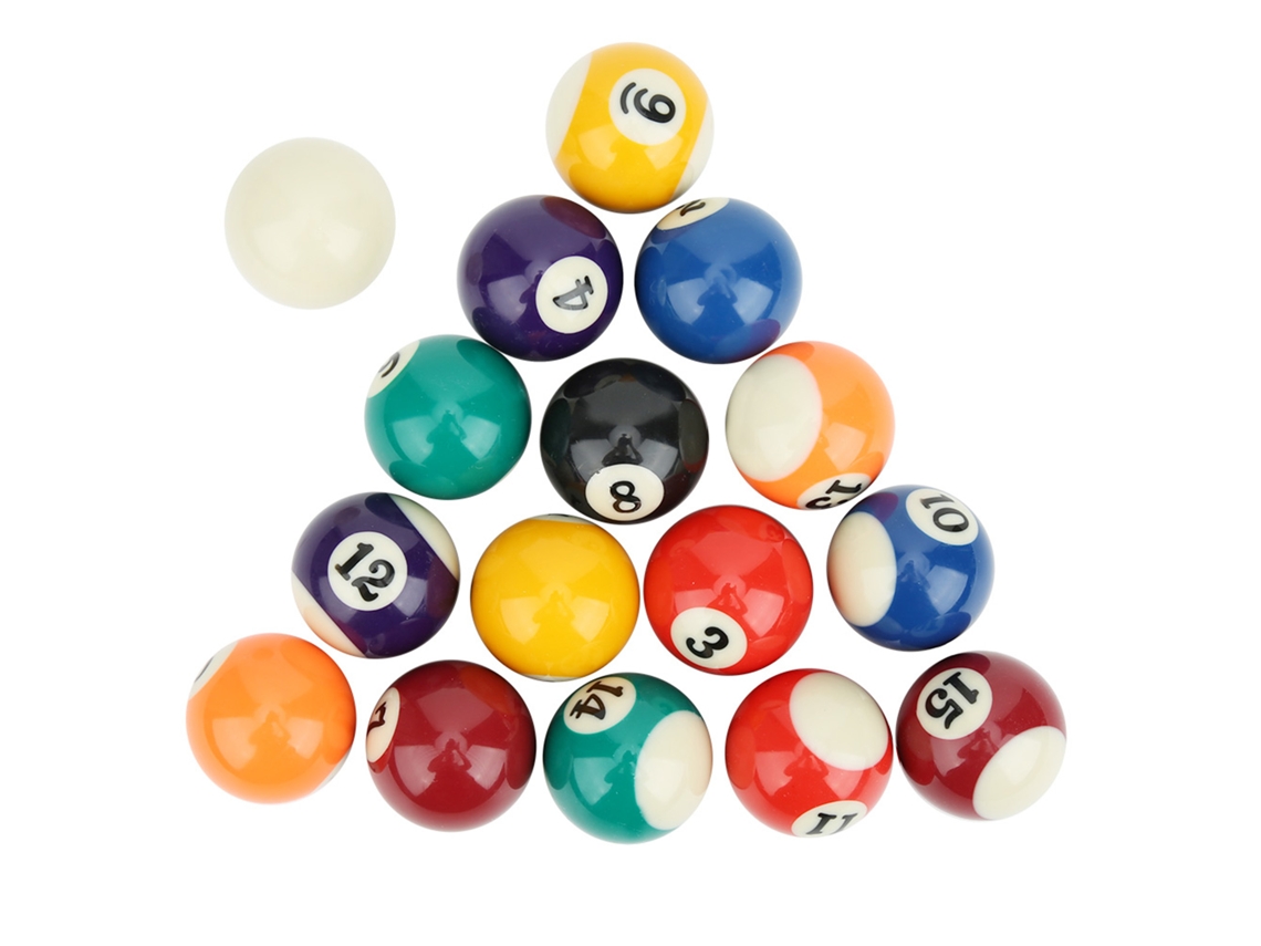 16 Mini Bolas De Billar De Resina Ecológicas De 38 Mm, Accesorio Para Mesa De Billar Infantil