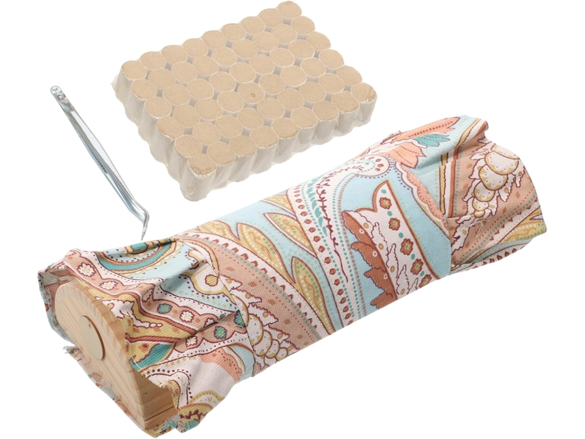 1 Juego De Almohadas Cervicales De Madera, Almohada China, Recipiente Para Moxa, Kit Cervical Cómodo