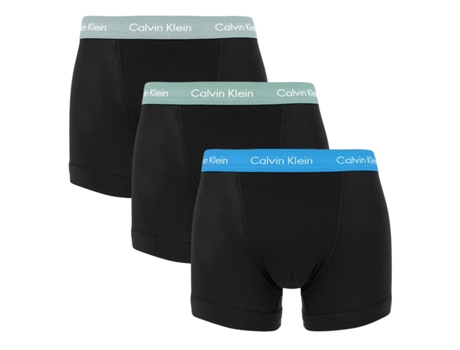 Conjunto de Bóxeres CALVIN KLEIN Katoen/elastaan Negro - 3pcs (XL)
