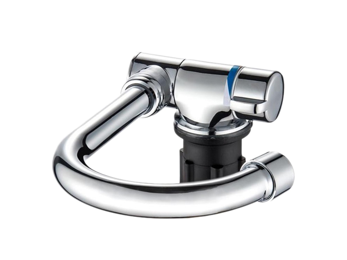 Grifo de cocina MDUG, giratorio y plegable 360°, con mezclador de agua caliente y fría (no aplicable)