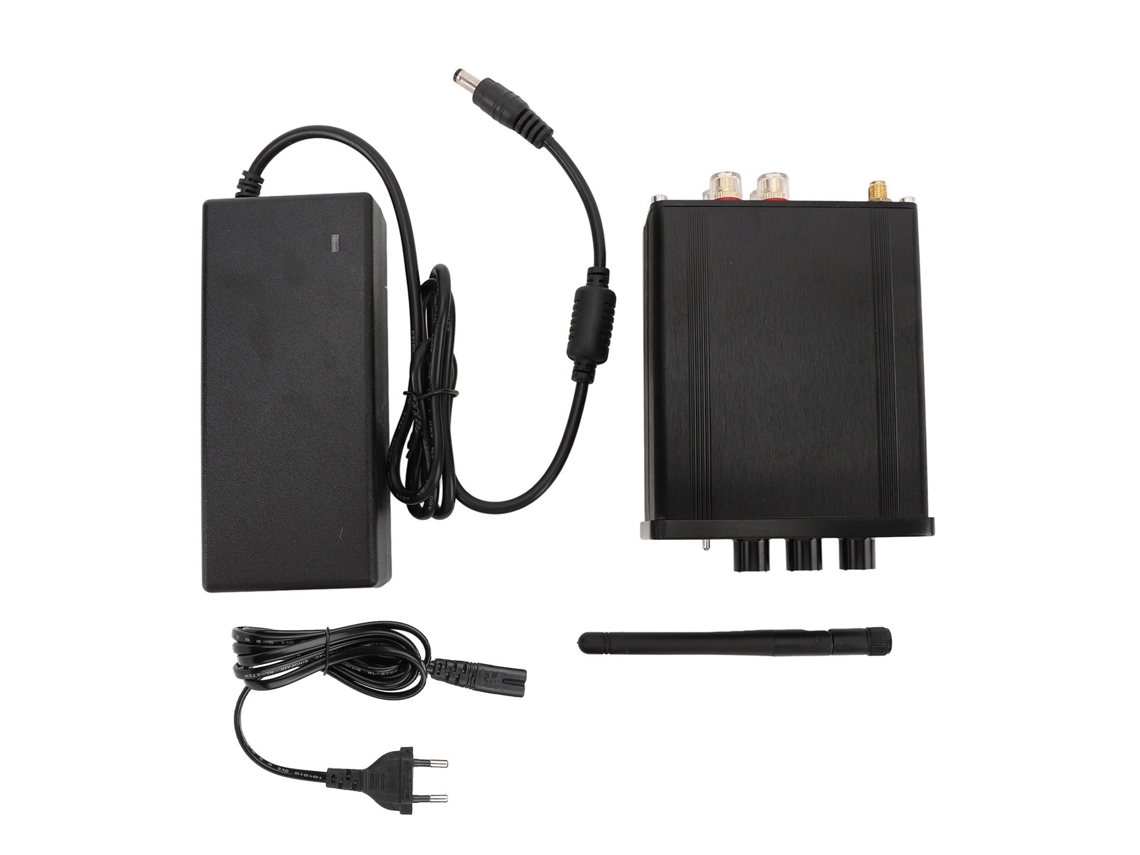 Amplificador Estéreo De Doble Canal 2.0 Con Bluetooth 5.2, Amplificador De Potencia De Altavoz Pasivo Para El Hogar, Enchufe De La Ue