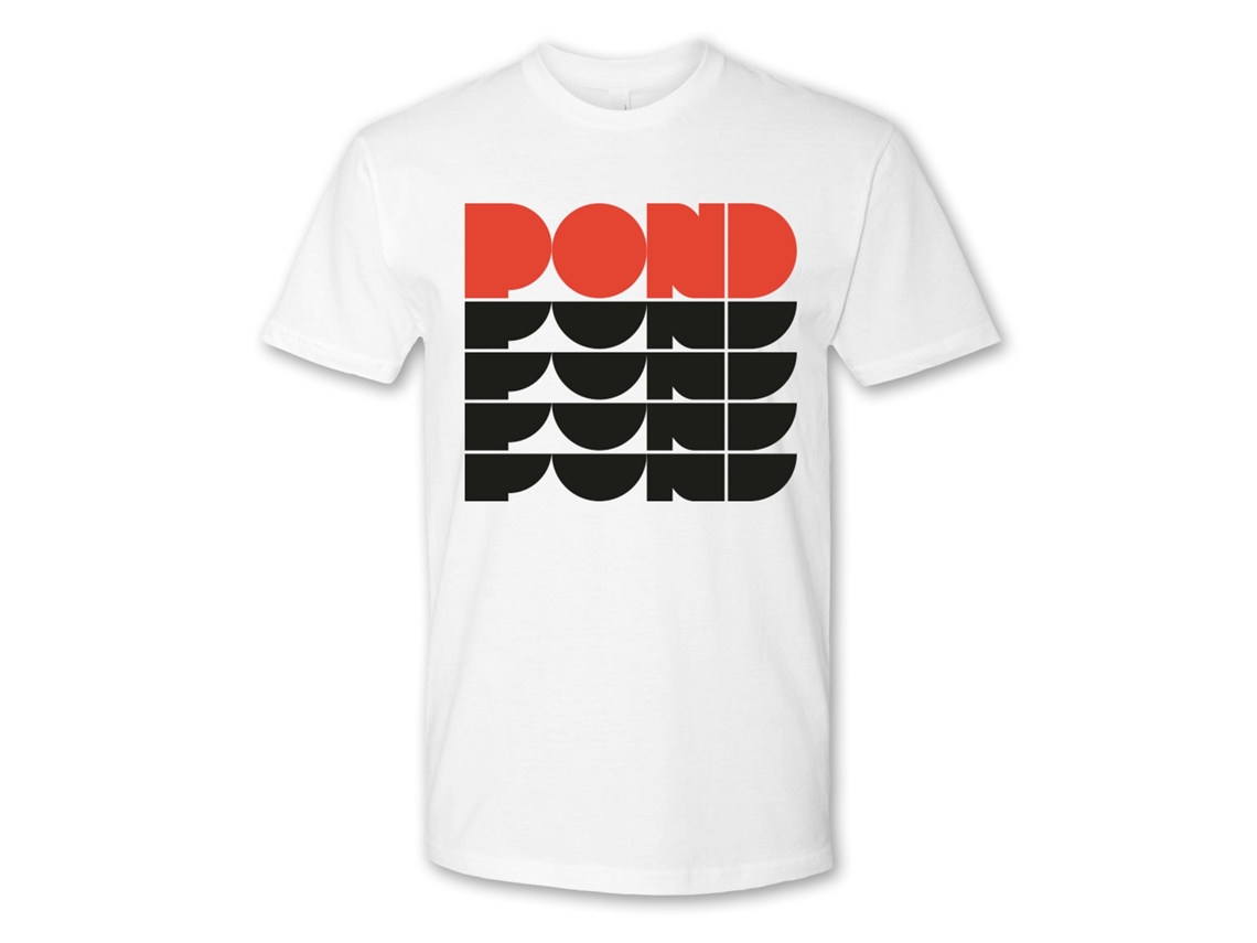 Camiseta unisex para adultos White Pond Pond Repeat Logo ROCKINSTONE, la más vendida. Talla: XXXL