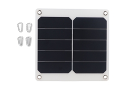 Batería externa portátil con panel solar USB de alta eficiencia de 15 W para camping, senderismo y ciclismo | Sin marca