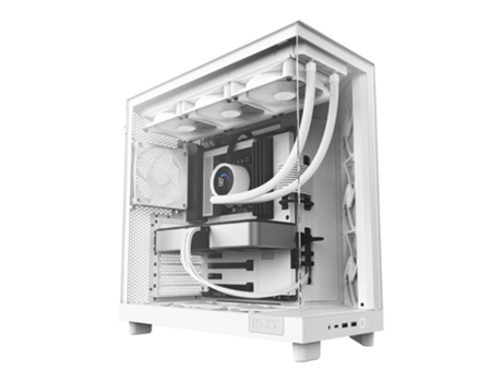 Caja NZXT H6 Flow Blanco ATX Vidrio Templado