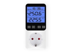 Enchufe EU ELORY con medidor de potencia digital (vatímetro) CA 230V