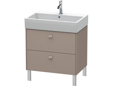 Mueble de aseo DURAVIT Brioso de pie 68,4 x 45,9 cm 2 extraíbles extraíble superior incl. hueco para sifón y delantal para lavabo Vero Air 23507