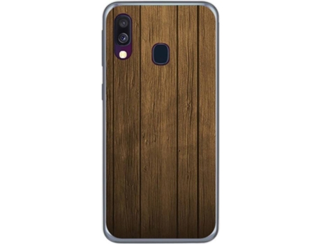 Carcasa Samsung Galaxy A40 TUMUNDOSMARTPHONE Madera Multicolor