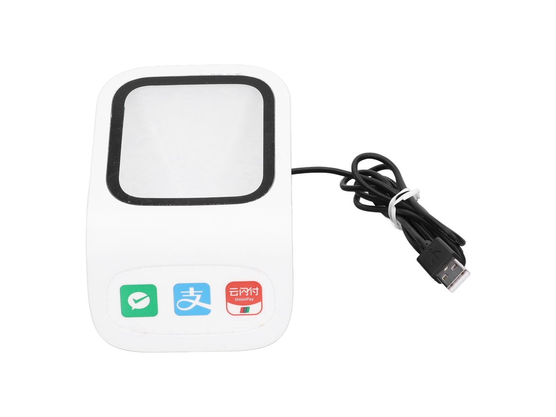 Escáner De Código De Barras 2d Usb De Escritorio Con Ventana Grande Y Audio Para Windows