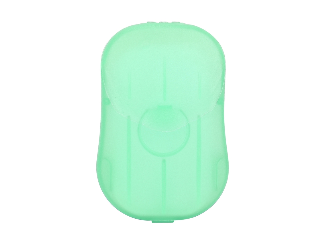 KOFIHETY 20 Hojas de Jabón Desechable Mini Portátiles para Viaje Hojas de Jabón en Papel para Lavado de Manos