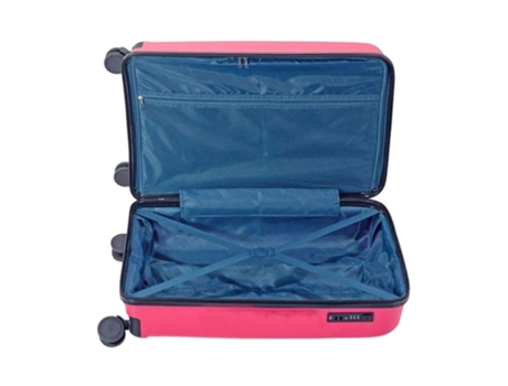 Maleta de Cabina BENZI Trolley Rodas Rosa (55 cm)