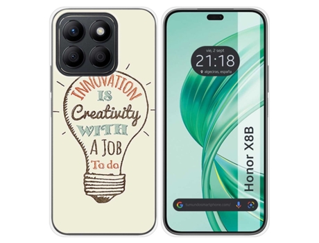 Funda Diseño Creativity para Honor X8B TUMUNDOSMARTPHONE Silicona Multicolor