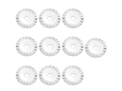 Lámina De Corte Rotativo Pinking 45mm Para Cuero Textil Papel Costura 10 Piezas