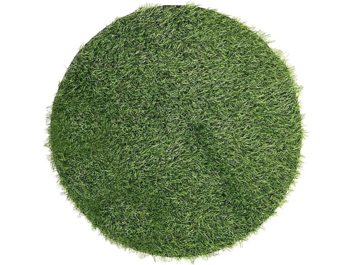 Tapete De Mesa E Acabamento Em Grama Artificial Verde Leve Para