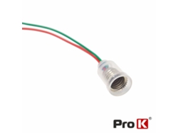 Portalámparas E10 con cable de 24 cm PRO K