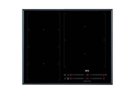 Placa de Inducción AEG IKE64476FB (Eléctrica - 62 cm - Negro)