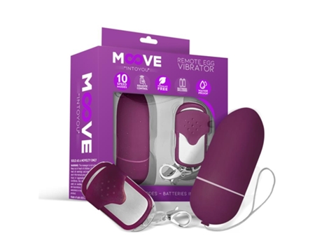 Huevo Vibrador Con Control Remoto Dark Purple MOOVE