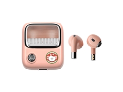 Auriculares YEMAESRE Bluetooth Sin Smart Touch Baja Latencia Rosa