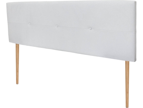 Cabecero DHOME Tapizado (Blanco - Tela - 135 x 5 x 105 cm)