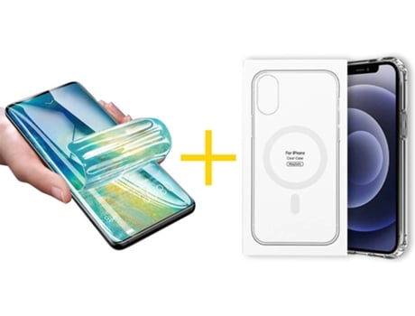 Carcasa + Protector de Pantalla para iPhone 11 Pro Max SKYHE Transparente Claro
