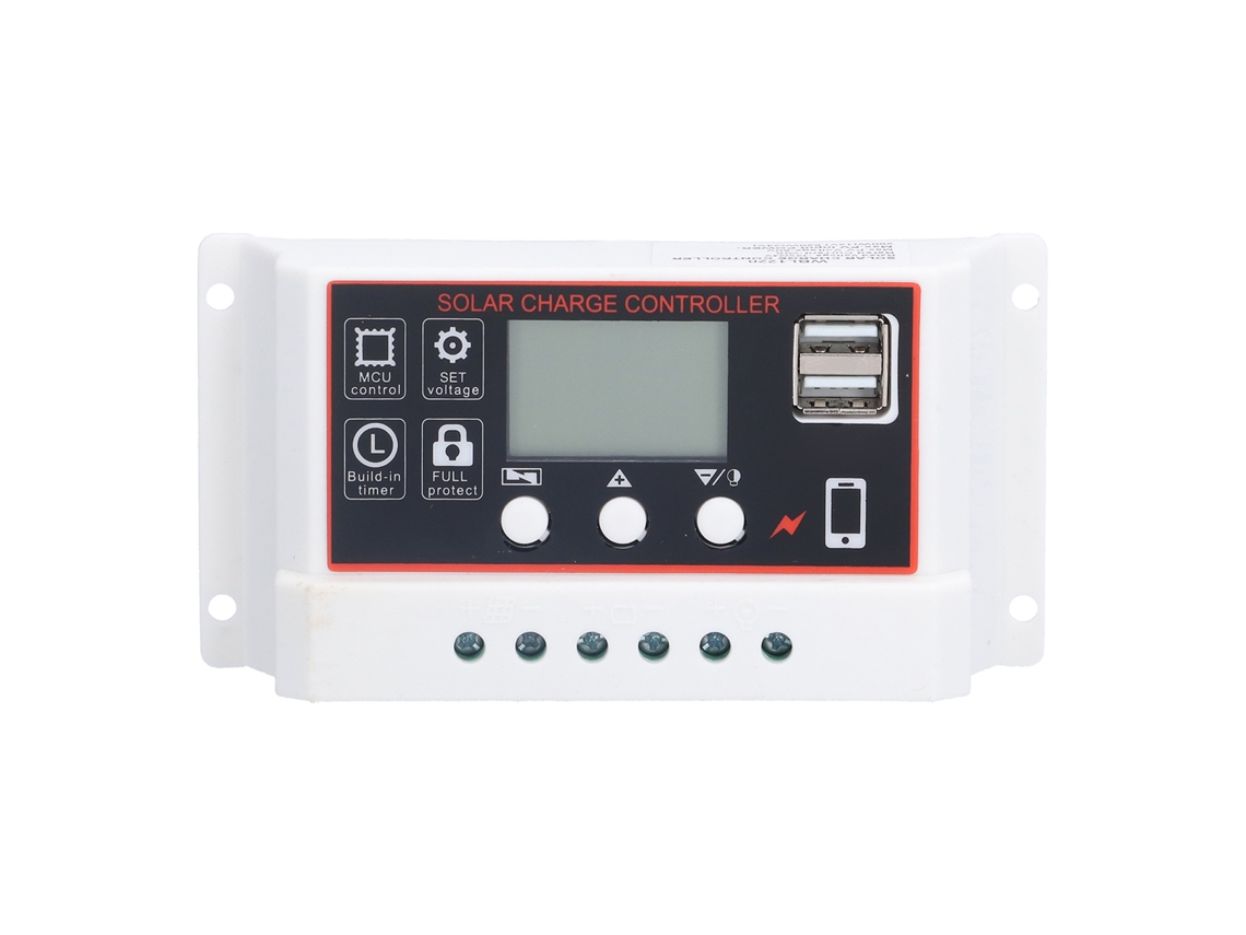 Controlador Solar Fotovoltaico De 20 A Con Función De Protección Para Baterías De Litio.