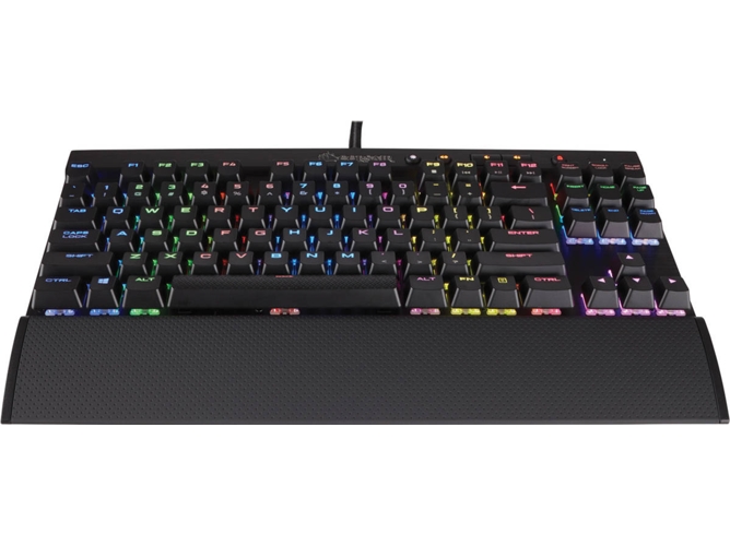 Teclado Gaming CORSAIR K65 RGB Rapidfire (Mecánico - Español - Negro)