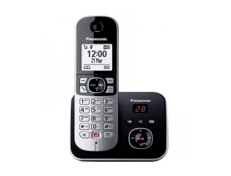 Teléfono Fijo PANASONIC KX-TG6861SPB Plata