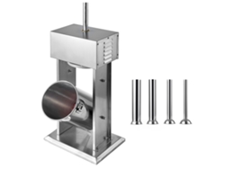 Embutidora eléctrica de salchichas Succebuy de 12 l con 4 tubos (390 x 295 x 770 mm)