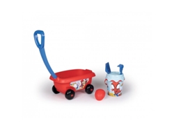 Carrito de Playa Spidey con Accesorios Para Arena y Agua, Asa Plegable