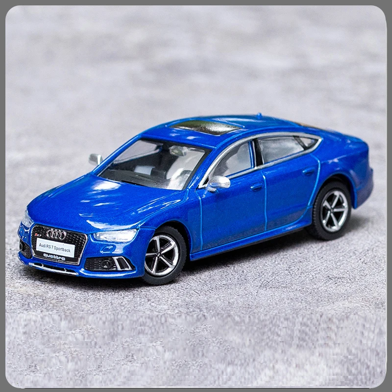 (azul) Modelo De Coche De Aleación A Escala 1:64 Y Modelo De Coche De Juguete.