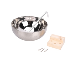 Bol De Sauna De Acero Inoxidable De 20 Cm Para Aromaterapia, Accesorio Para Sauna Con Soporte Para Aceites Esenciales.