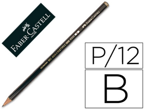 Lápis de Grafite Faber 9000 B Unidade2