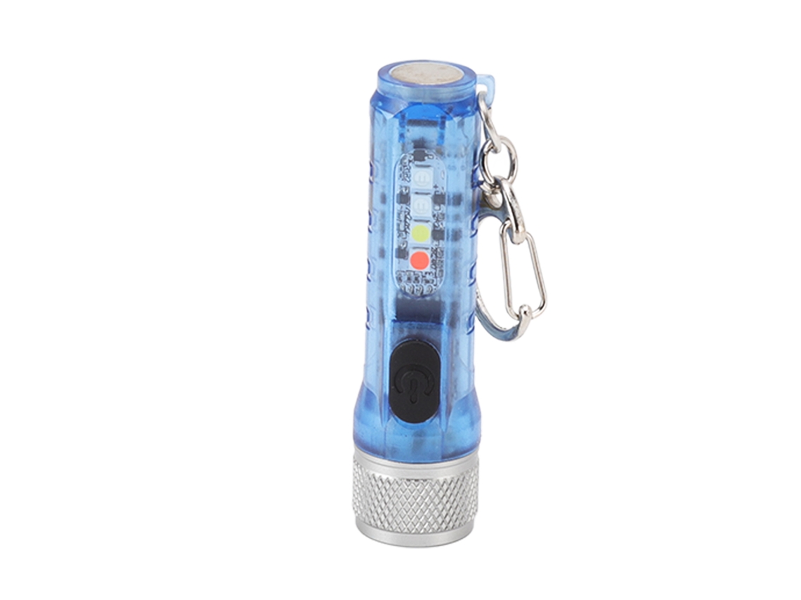 Linterna Llavero De Largo Alcance, Led Superbrillante, Recargable Por Usb, Mini Para Exteriores M300