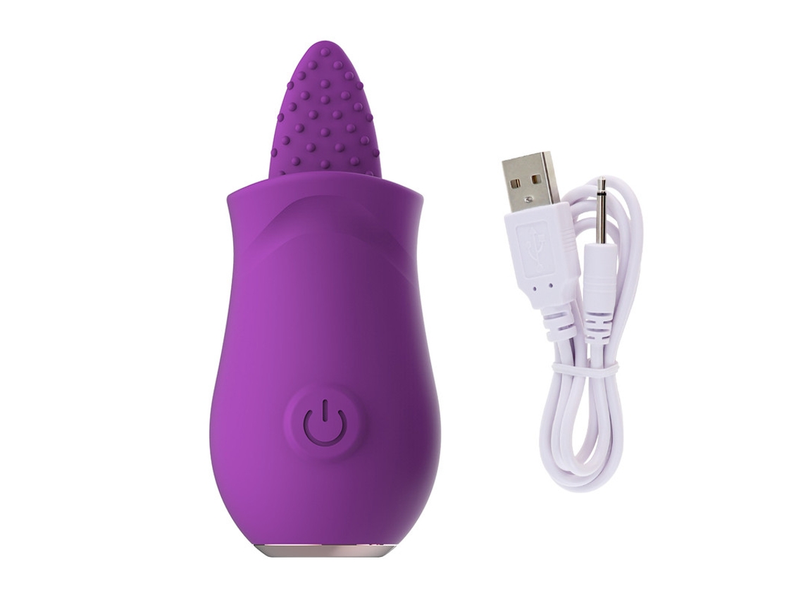 Vibrador Recargable Para Lamer La Lengua De 10 Velocidades Para Mujeres (prpura) Bestvite