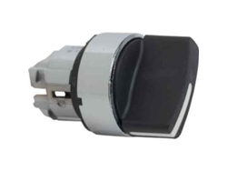SCHNEIDER Cabeza Selector D.22 Maneta Negro 2 Fijo Zb4Bd2