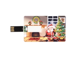 Unidad Flash Usb Usb2.0 128gb Lindo Mando De Memoria De Papá Noel Regalo De Navidad