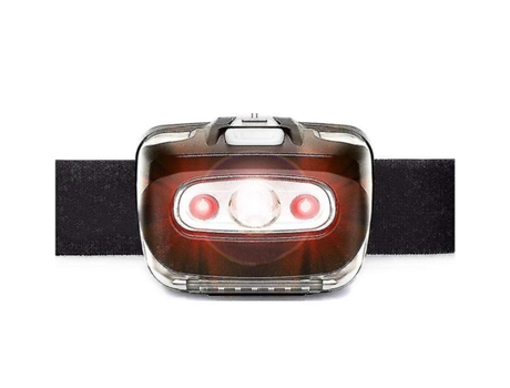 Linterna frontal LED para exteriores, para correr, acampar, color negro BISBISOUS VIGA EUROPE