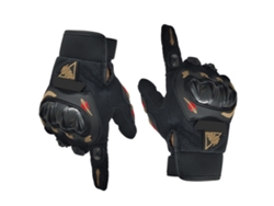 Guantes de moto para hombre y mujer con pantalla táctil, para competición, ciclismo, escalada y motocross (marrón)