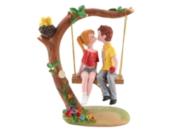 Figuritas de resina para parejas, ideales para decoración de mesas y regalos de boda.