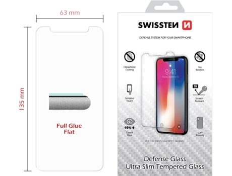 Protector de Pantalla Cristal iPhone 11 Pro SWISSTEN