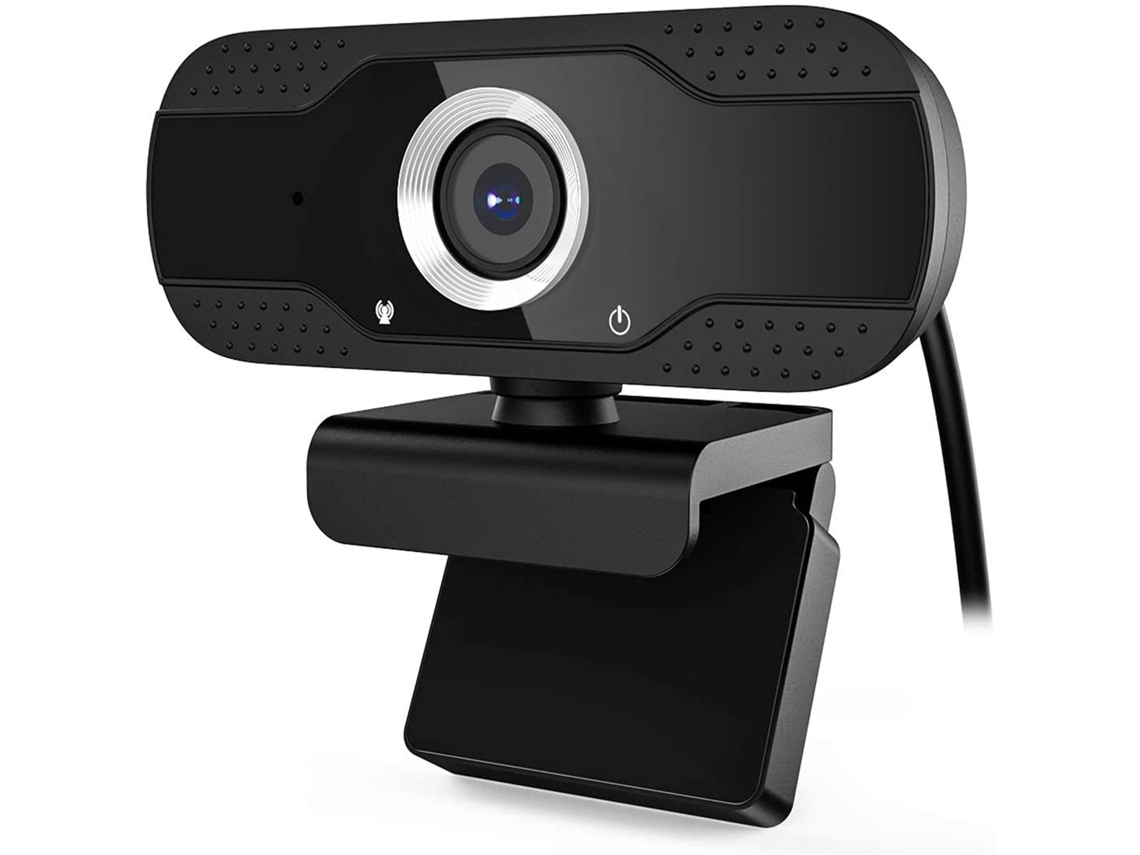 SZSMART Webcam de Computador com Câmara Giratória Antiespionagem