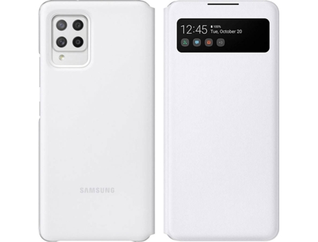 Carcasa Samsung Galaxy A42 5G SAMSUNG Smart Clear View Blanco