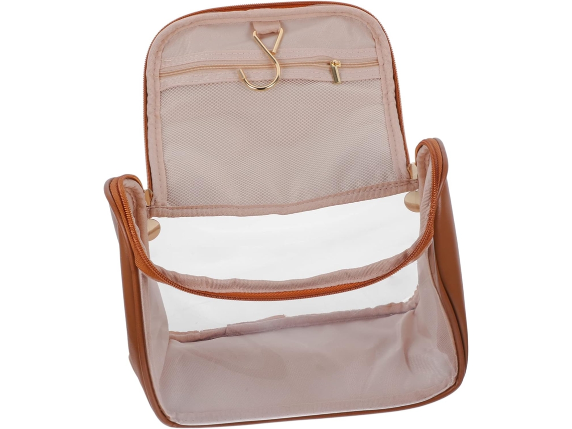 Neceser Transparente, Organizador De Belleza Compacto, Kit De Viaje Para Productos De Maquillaje.