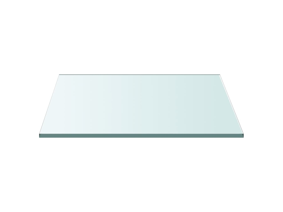 Superficie De Mesa | Superficie De Mesa | Tablero De Escritorio Vidrio Templado Transparente 60x60 Cm Wsd20942